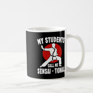 Taza De Café Karate Kung Fu Sensai Gift I Martial Arts Fighter