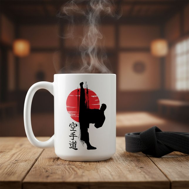 Taza De Café Karate Mawashi geri  (Subido por el creador)