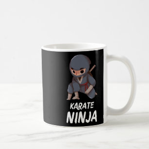 Taza De Café Karate Ninja Boy divertida artes marciales deporte