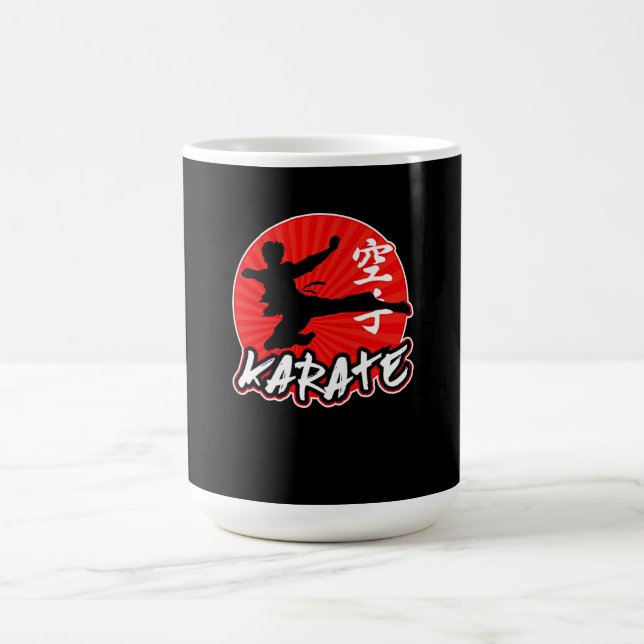 Taza De Café Karate Para Los Hombres En El Regalo Del Personali (Centro)