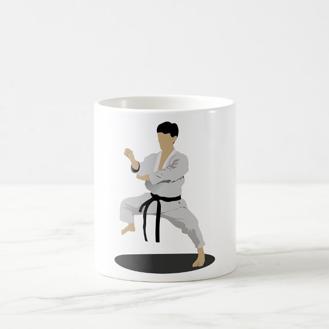 Taza De Café Karate Pose Mug (Subido por el creador)