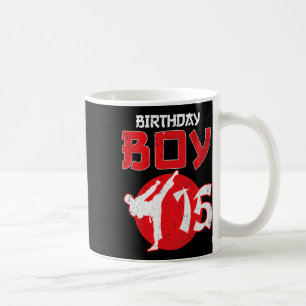 Taza De Café Karate Taekwondo: arte marcial de cumpleaños de 15