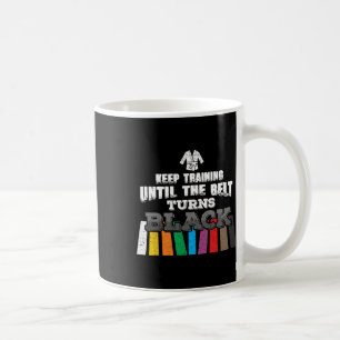 Taza De Café Karate Taekwondo - Sigue Entrenando Hasta El Cintu