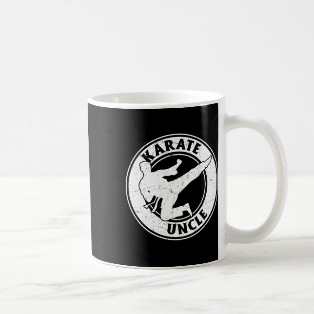 Taza De Café Karate Uncle Karate Fighting Uncle Karate (Derecha)