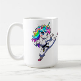 Taza De Café Karate unicorn 
