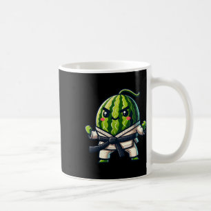 Taza De Café Karate Watermelon Master Cute Fighter