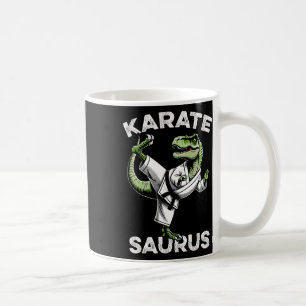 Taza De Café Karatesaurus T-rex Karate Dino Divertido Dinosauri