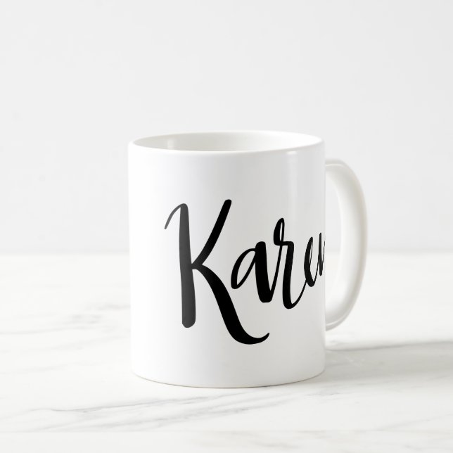 Taza De Café Karen (Anverso derecho)