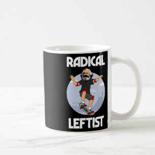 Taza De Café Karl Marx Patinando Izquierdista Radical Divertido
