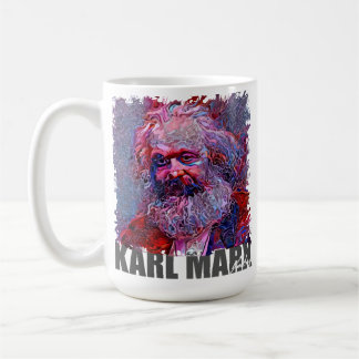 Taza De Café KARL MARX - Retrato NFT de Marco Aureggi