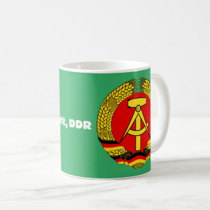 Taza De Café Karl Marx Stadt, República Democrática Alemana