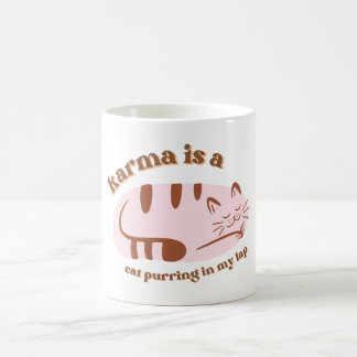 Taza De Café Karma Cat Mug