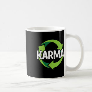 Taza De Café Karma Destiny Meditation Reciclaje ambiental P