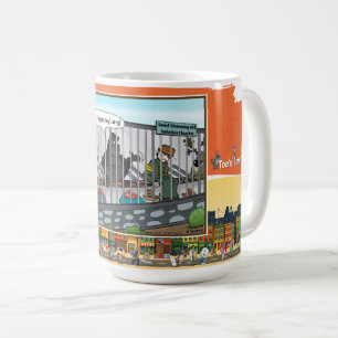 Taza De Café Karma en el zoológico   Clásico de humor satírico