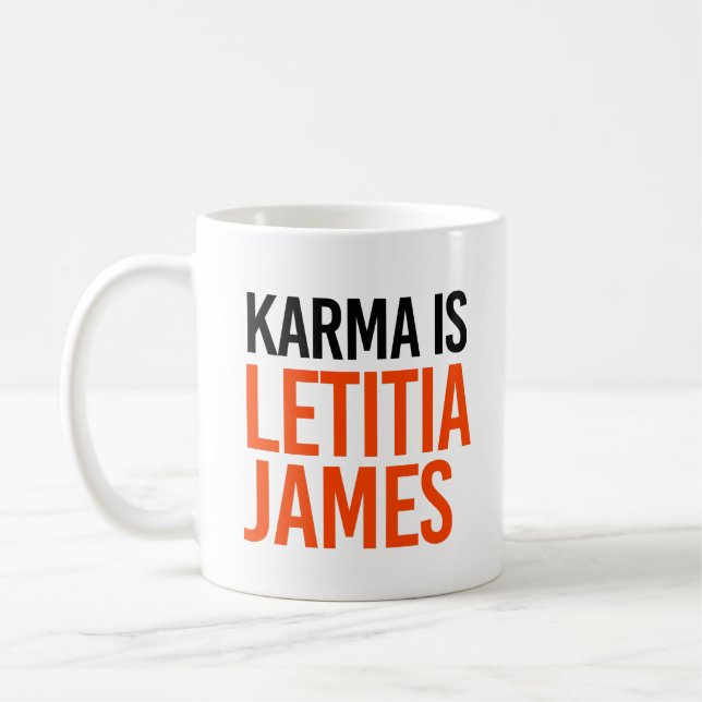 Taza De Café Karma es Letitia James (Izquierda)