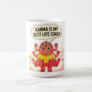 Taza De Café Karma es mi mejor entrenador de vida
