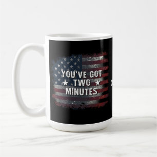Taza De Café Kash Patel "Tienes dos minutos", punto de entrevis