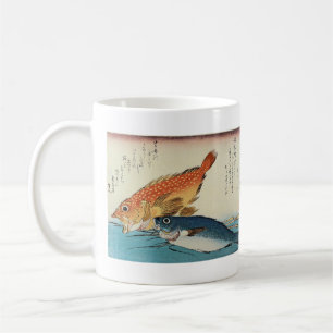 Taza De Café Kasogo & Himedai - Pescado japonés de Hiroshige