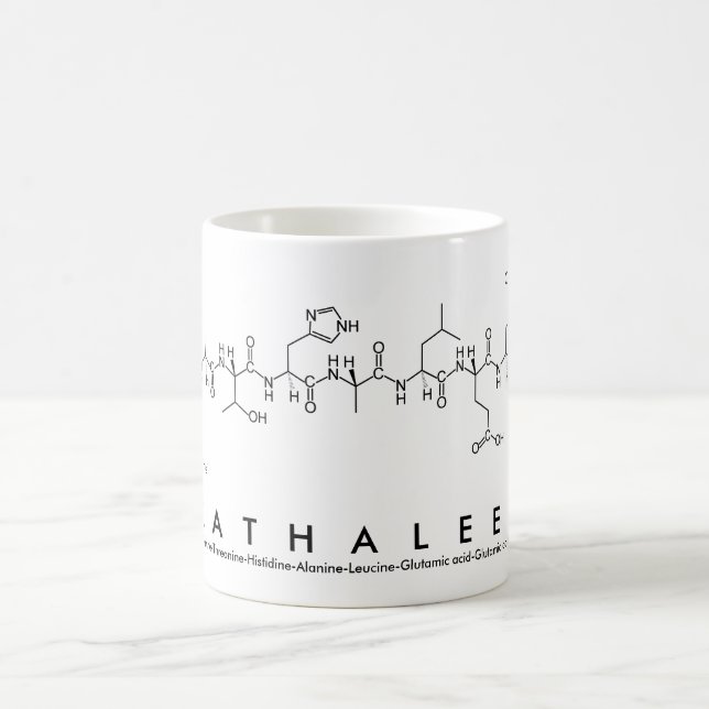 Taza De Café Kathaleen peptide nombre mug (Centro)