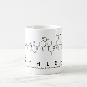 Taza De Café Kathlene peptide name mug