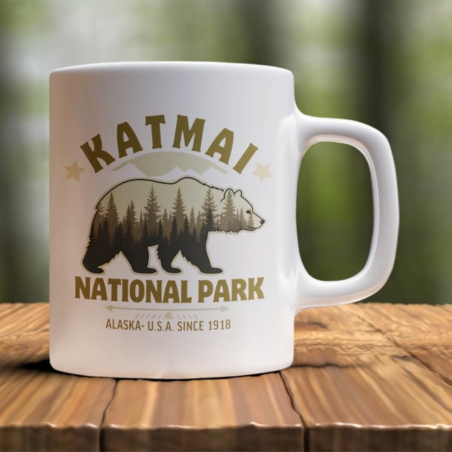 Taza De Café Katmai, Alaska: Nature’s Sanctuary Since 1918 (Subido por el creador)