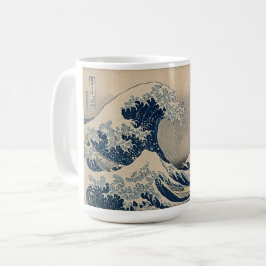 Taza De Café Katsushika Hokusai. La gran ola de Kanagawa