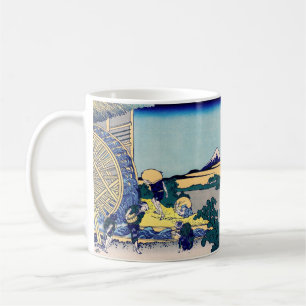 Taza De Café Katsushika Hokusai - Molino de agua en Onden