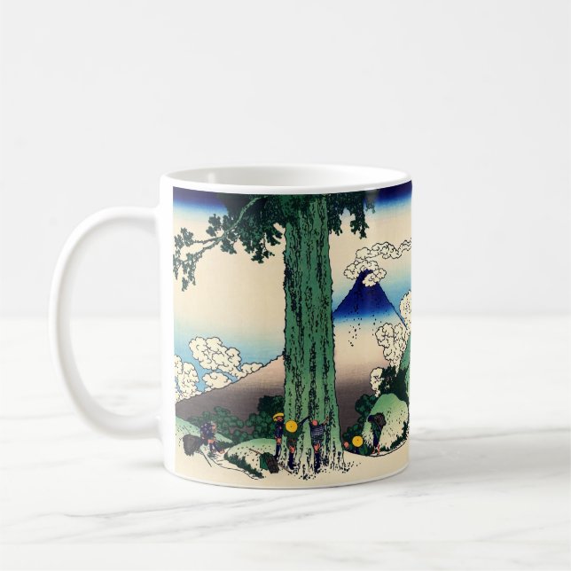 Taza De Café Katsushika Hokusai - Paso de Mishima en la provinc (Izquierda)