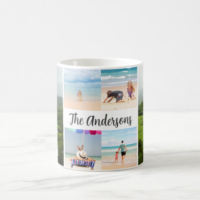 Taza De Café Kauai, Hawaii 4 Fotofamilia Nombre y año (Centro)