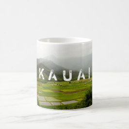 Taza De Café Kauai, paisaje hawaiano