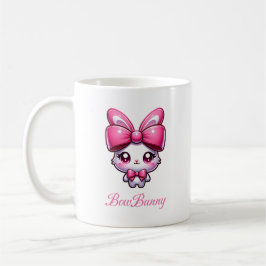 Taza De Café Kawai Bunny Coquette, BowBunny