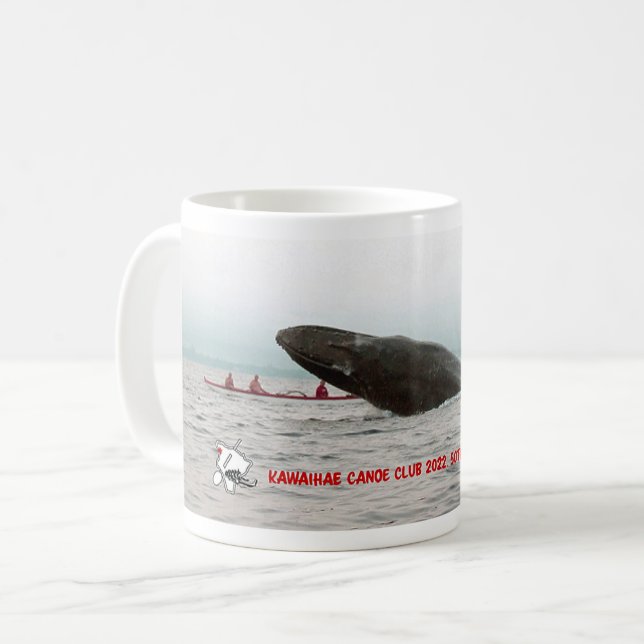 Taza De Café Kawaihae Canoe Club 50 Aniversario Mug (Anverso izquierdo)