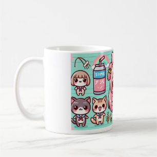 Taza De Café kawaii anime tierno