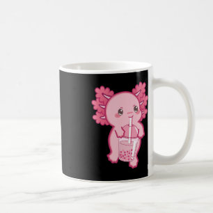 Taza De Café Kawaii Axolotl Boba Bubble Tea Adolescente Chica N