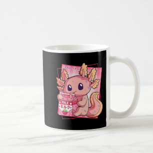 Taza De Café Kawaii Axolotl estilo japonés Anim de fresa