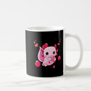 Taza De Café Kawaii Axolotl Fresa batir batir el regalo de Anim