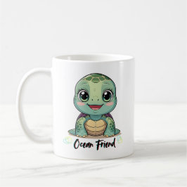 Taza De Café Kawaii Baby Turtle Mug