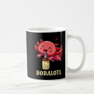 Taza De Café Kawaii Bobalotl Axolotl Boba Tea Bubble Leche Anim