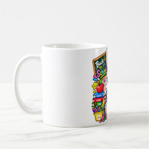 Taza de café Kawaii Bunny Ready Set Learn