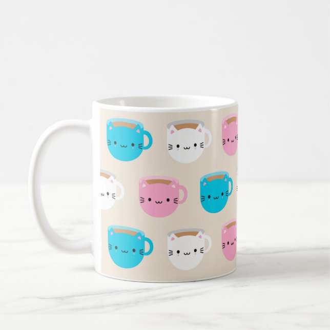 Taza De Café Kawaii Cats Cup of Tea (Izquierda)