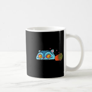 Taza De Café Kawaii Demon Cat Gracioso Anime Otaku Japonés