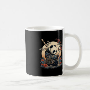 Taza De Café Kawaii estilo japonés Samurai Anime Panda