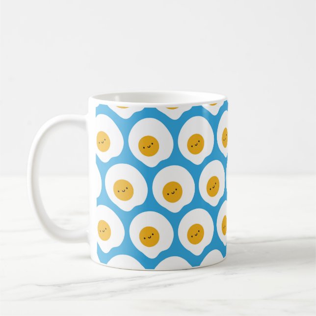 Taza De Café Kawaii Fried Eggs (Izquierda)