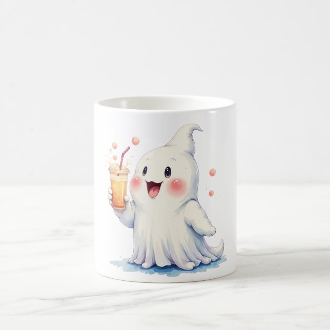 Taza De Café Kawaii Ghost bebe Soda Mug (Centro)