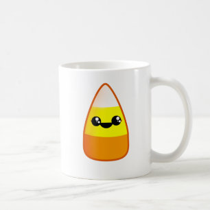 Taza De Café Kawaii Halloween Candy Corn