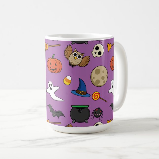 Taza De Café Kawaii Halloween Pack (Anverso derecho)