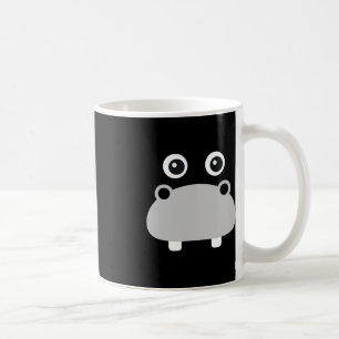 Taza De Café Kawaii Hippo se enfrenta a los disfraces de Hallow