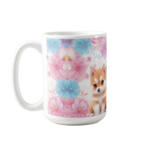 Kawaii Husky Cachorros: Café Pastel Pals