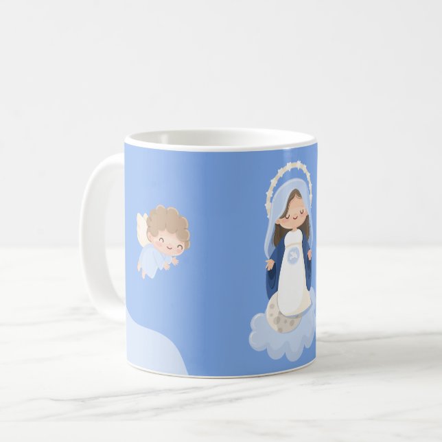 Taza De Café Kawaii Inmaculada Concepción (Anverso izquierdo)