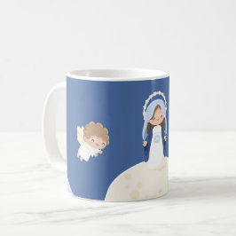 Taza De Café Kawaii Inmaculada Concepción de María